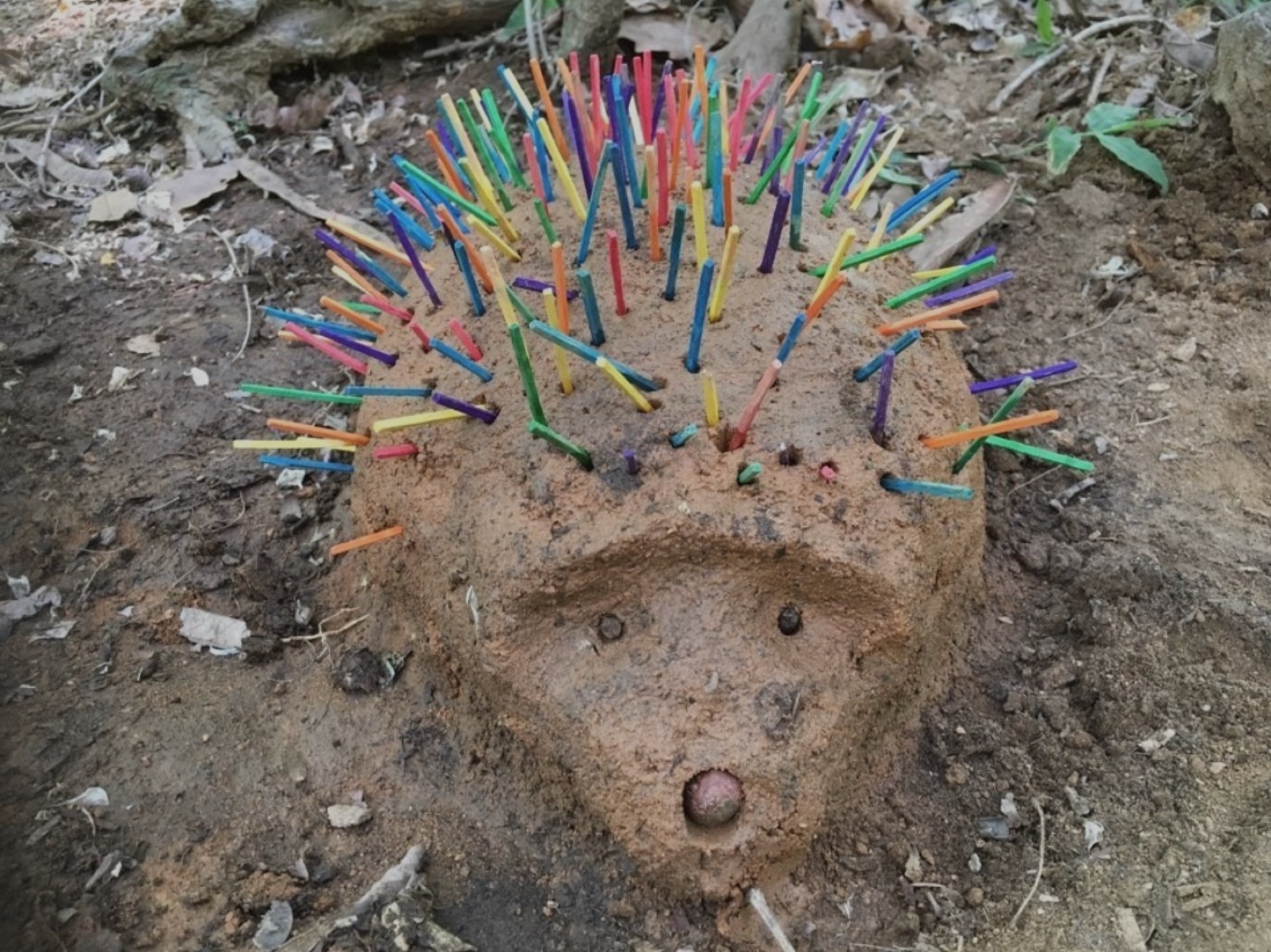 아이들이 만든 고슴도치